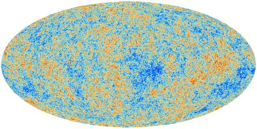 Esta es la imagen de la radiación cósmica de fondo tomada por la misión PLANCK.